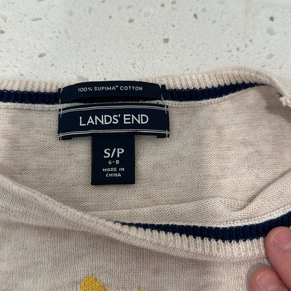 Lands End Women’s Christmas Tree Sweater Size Small Petite - Picture 2 of 3